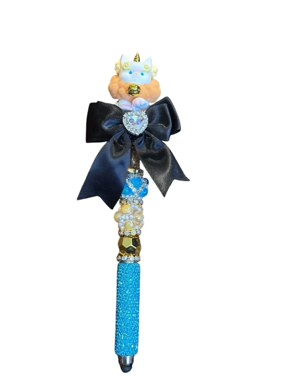 Gorgeous Hand Crafted Pen with an Authentic  DoDo Nami Pet Unicorn as the Focal